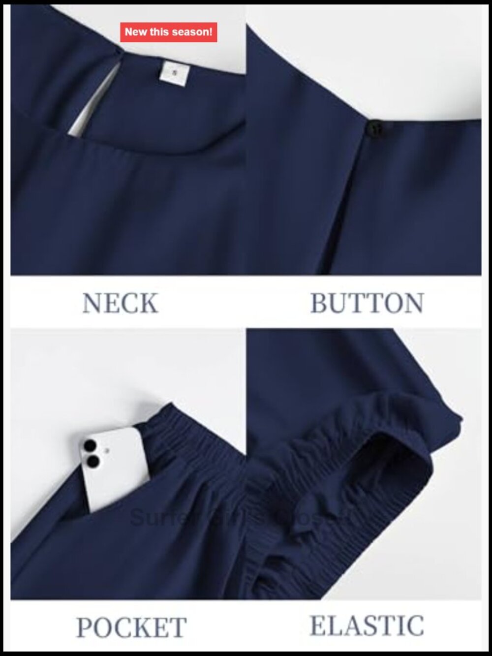 2 Piece Chiffon Dressy Pants Suit Set Mother of Bride Wedding Guest Outfits - Picture 6 of 7